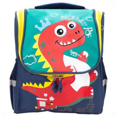 Imagem de Mochila Escolar Infantil Menino Menina Dinossauro Gatinho Astronauta -