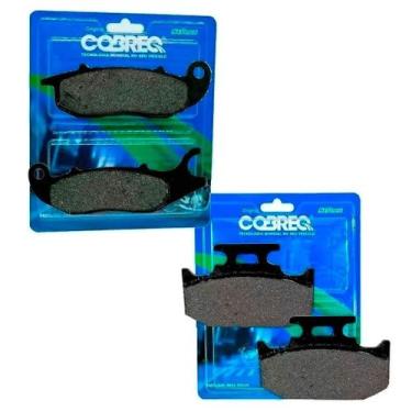 Imagem de Jg Pastilhas Freio Dianteira Traseira Xre 190 2016-2020 - COBREQ