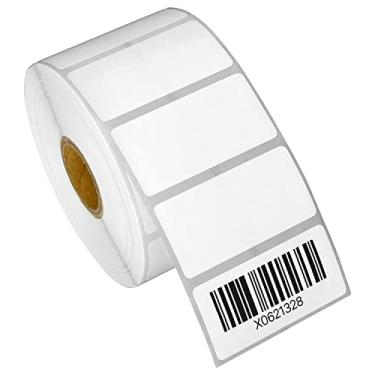 Imagem de Etiquetas removíveis ZR1300100-2 x 1 pol. Etiquetas térmicas diretas compatíveis com zebra OfficeSmart Labels (pais), 1 Inch Core - 2 x 1 - 25 Rolls