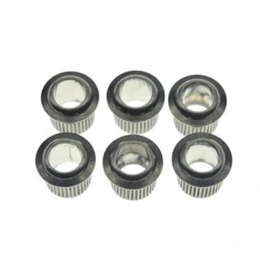 Imagem de KAISH Buchas de afinador de guitarra vintage de latão premium de 1/10.2 cm ponteiras vintage para guitarras vintage ST/TL/LP Latão 6,5 mm (ID) * 8,8 mm (OD) níquel envelhecido