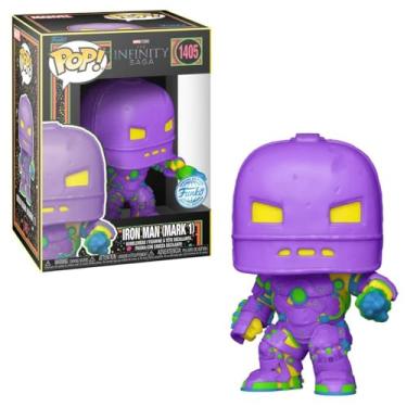 Imagem de Funko Pop Homem de Ferro (Mark 1) Edição Especial 1405 - Figura Vinil Multicolorido Red and Gold