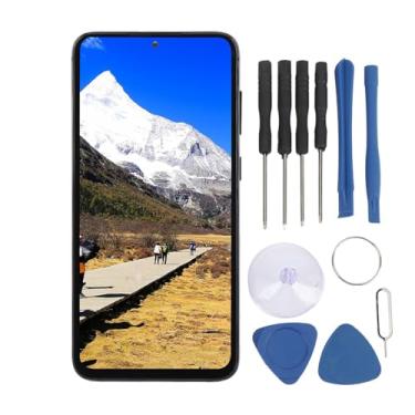Imagem de Substituição de Tela para S23 Plus, Substituição de Tela LCD para S23 Plus, Conjunto de Digitalizador de Tela de Toque de Tela LCD de 6,6 Polegadas Com Moldura e