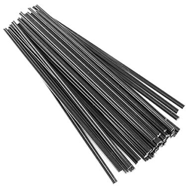Imagem de Haste de soldagem 40 peças 200 mm PP hastes de soldagem de plástico preto para reparo de pára-choques de carro ferramenta de soldagem suprimentos de soldagem peças de equipamento de soldagem haste de soldagem a arco de eletrodo