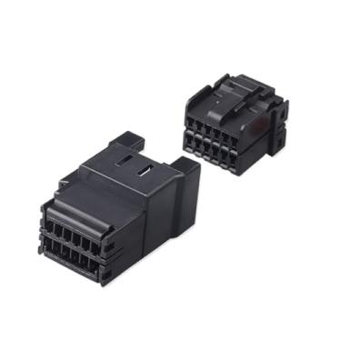 Imagem de 1 Conjunto De 12 Pinos Para Montagem De Levantador De Janela Automática, Conector De Chicote De Fiação, Caixa Selada, Soquete Elétrico 174058-2 174045-2(Female and Male)