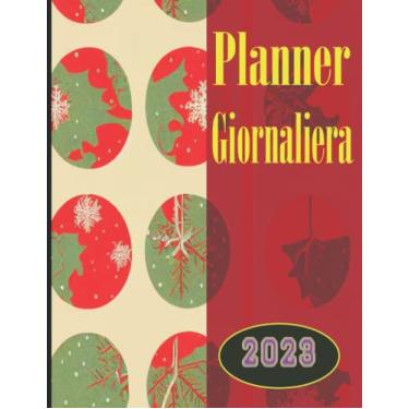 Imagem de Agenda 2023 giornaliera: Planner Giornaliera | Vista Verticale Formato A4 | Un giorno per pagina | 12 Mesi Intempo | Diario ... | Agenda Italiano