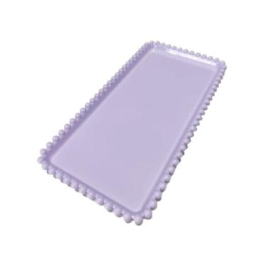 Imagem de Bandeja Retangular Candy Colors P/Doces Salgadinhos Festa Decoração (Lilas)