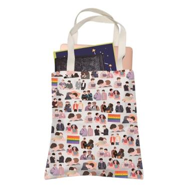 Imagem de Sacola de compras inspirada no Spotify para fãs do programa de TV Nick and Charlie, presente LGBTQ, orgulho LGBTQ, Lgbtq, Medium