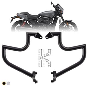Imagem de Kinglemc Protetor de Motor Crash Bar Highway Bar para Modelos Harley Davidson Xg, Street 500 750 Xg750 Xg500 2015-2020 (Preto)