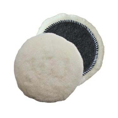 Imagem de Boina de Lã Pele de Carneiro Face Única  para Polimento - Sem marca