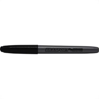 Imagem de Caneta P/Marcacao Perman.Indl Brasfort Pr - Kit C/12 Unidades