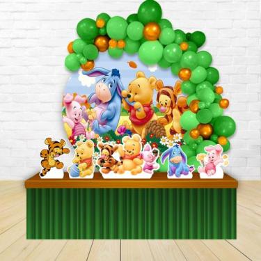 Imagem de Kit Festa Painel Redondo Pooh Baby - IMPAKTO VISUAL