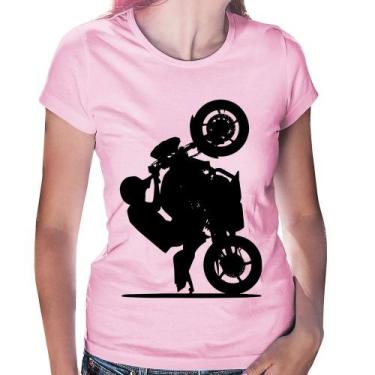 Imagem de Baby Look Moto Grau XJ6 - Foca na Moda, Rosa bebê, GG