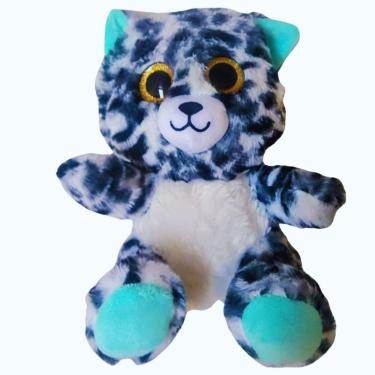 Imagem de Brinquedo Pelucia Ursinho Olho de Vidro 25cm para Criança Presente Decoração