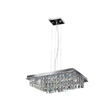 Imagem de Pendente Lyon Cristal Quadrado Bronzearte