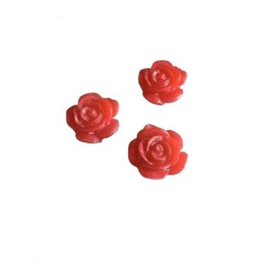 Imagem de 50 Sabonete Artesanal Mini Flor Mini Rosa Perolada - Escolha a cor e Aroma (Dourado, Mamãe e Bebê)