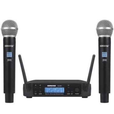 Imagem de Microfone Shure Glxd4 Beta58a Duplo Profissional Metal Uhf - Somlime, 