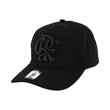 Imagem de Boné Flamengo Zico Bordado 3D Licenciado - Supercap, Preto