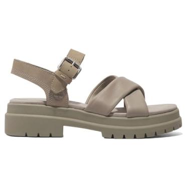 Imagem de Timberland Sandália feminina London Vibe X Strap, Cinza-claro de flor integral, 10