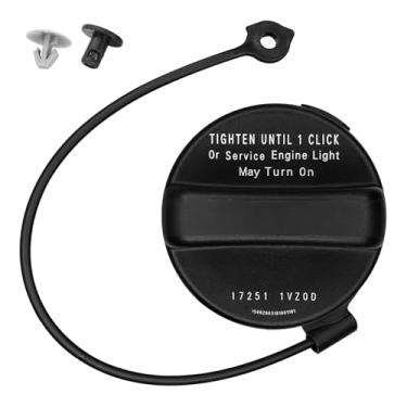 Imagem de QKYS 1 tampa do tanque de combustível, tampa de gás automotiva substitui acessórios, tampa de gás OEM número de peça 17251-1VZ0D, 17251-3JA0A, compatível com Nissan 2013-2018 Altima Infiniti 2013 JX35