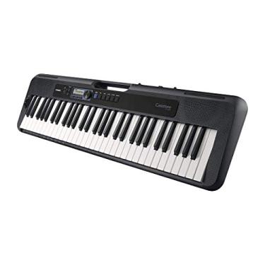 Imagem de TECLADO MUSICAL CASIOTONE BÁSICO, CASIO, CT-S300C2-BR PRETO