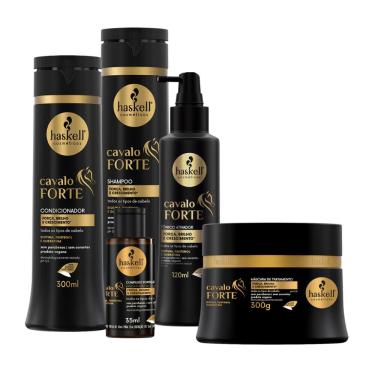 Imagem de Kit Cavalo Forte Haskell 300mL Sh Cond Másc Tônico Complexo
