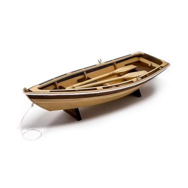 Imagem de Kit de construção de modelo de navio de madeira Midwest Dinghy para adultos DIY Woodcraft automontagem