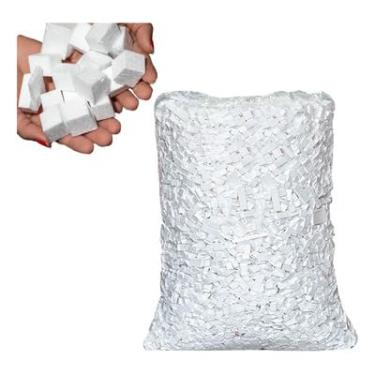 Imagem de Cubos de Isopor para Embalagem 50 Litros, Preenchimento Seguro para Produtos Frágeis, Leves e Econômicos - Escritex