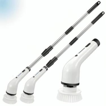 Imagem de Escova 9 em 1 Elétrica Sem Fio Multiuso Limpeza Profissional - ESFREGÃ