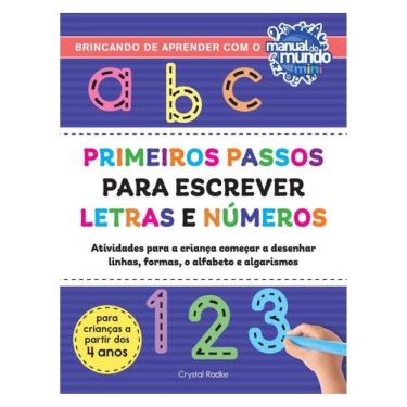 Imagem de Primeiros Passos Para Escrever Letras E Números