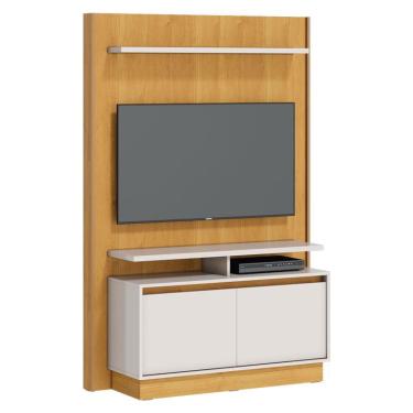 Imagem de Estante Home Theater Fit 1.2 Nature Off White – Imcal