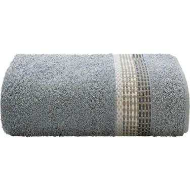 Imagem de Toalha de Banho Vênus 98% Algodão 2% Poliéster 62x130cm Cinza - Camesa
