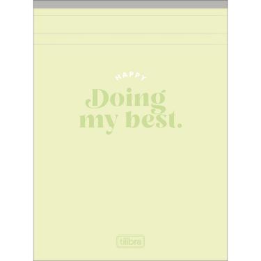 Imagem de Caderneta Grampeada Happy 1M 80 Folhas Tilibra Pautada