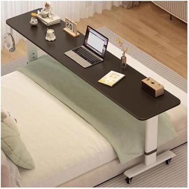 Imagem de Mesa de mesa ajustável com rodas, mesa multiuso para computador, mesa de trabalho em pé