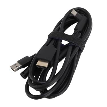 Imagem de 3 Em 1 Cabo para Tablet de Desenho de Gráficos, Cabo HDMI USB Tipo C para Kamvas Pro 12 13 16 Plugue de Transferência de Dados de Alta Velocidade e Reprodução Compacta e Portátil
