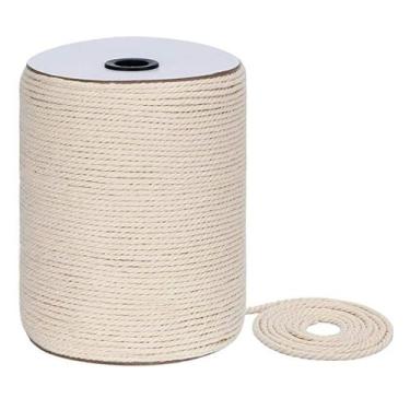 Imagem de Cordão Corda Fio 1mm Fios Algodão 300mt Roupas Artesanato - agrog