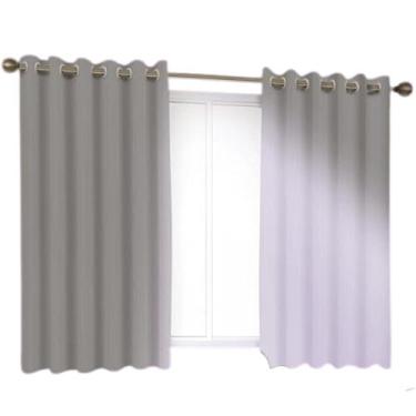 Imagem de Cortina Blackout Total Ilhós Anti Luz UV para ambientes casa - DOTZEN 