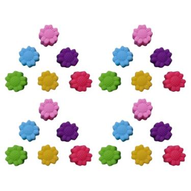 Imagem de Formas de silicone para cupcake, 24 peças, mini formas de silicone, forros de cupcake reutilizáveis, formas de bolo para bolos e chocolate