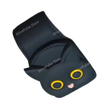 Imagem de Universal Bonito Estilo Gato Magnético Óculos Organizador Clipe Carro 