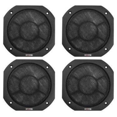 Imagem de 2 Pares Tela Alto Falante 6 Polegadas Com Forro Sem Friso - PERMAK