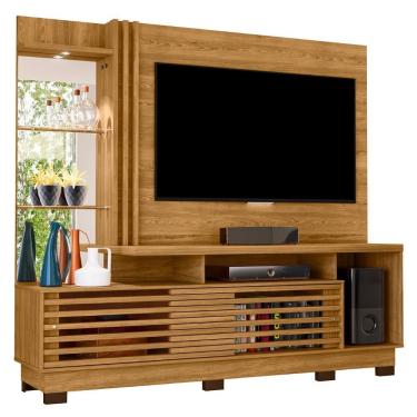 Imagem de Estante Painel Para Tv 60 Pol 200cm Sam Z10 Cumaru - Mpozenato