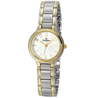 Imagem de Relógio Champion Feminino Prata Dourado Ch26944b
