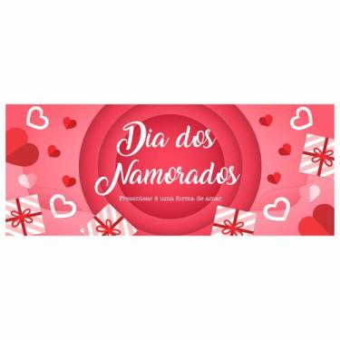 Imagem de Faixas Em Lona Dia Dos Namorados Diversos Modelos 200x080cm - Fabrika 