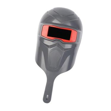 Imagem de Xgdsnly Capacete de Soldagem Portátil, Máscara de Soldador Confortável com Alça, Proteção Facial E Proteção Ocular para Soldagem a Arco, Trabalho Doméstico, M, Cinza, Tamanho real