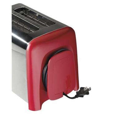 Imagem de Torradeira cromada - hamilton beach - Vermelho/Inox - 110V
