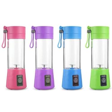 Imagem de Liquidificador Mixer Juice Garrafa Portátil USB Recarregável (Verde)