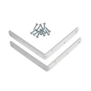 Imagem de Bemfixa 6431 Cantoneira com Parafuso, Branco, 120 mm, 2 unidades