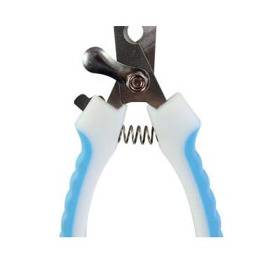 Imagem de Alicate para Corte de Unhas Pet com Lixa, 12cm, Aço Inoxidável, Azul