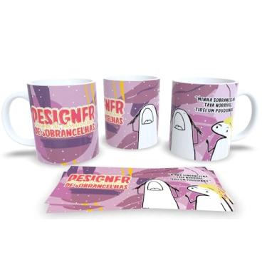 Imagem de Caneca Profissão em Porcelana 325ml – Designer, Médico, Engenheiro, Professor e Mais (Designer de Sobrancelhas)