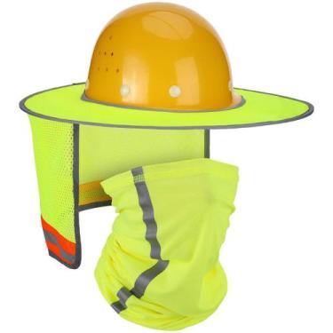 Imagem de Hard Hat, proteção de pescoço e polaina de pescoço, bandana, chapéu de