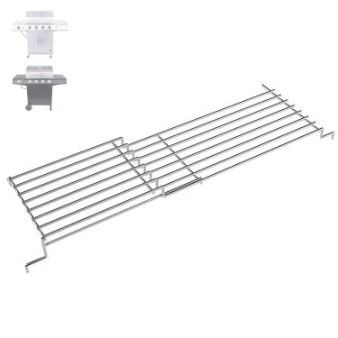 Imagem de BBQration Peças de grelha de aquecimento para Charbroil Performance 4 Queimadores 463352521 463354021 463365021 463354021 463365522, G428-0002-W1 Grade giratória para peças de reposição Charbroil